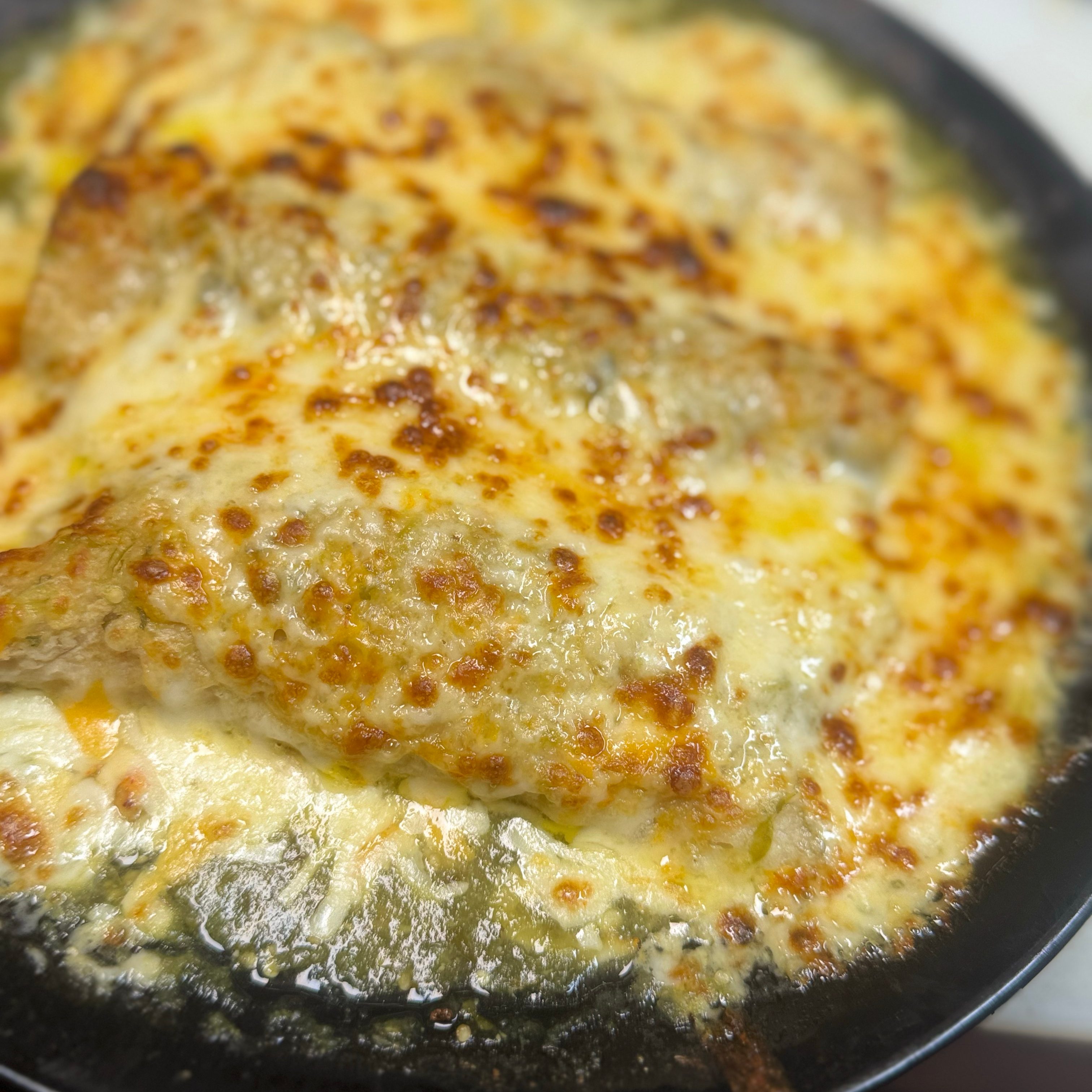 Enchiladas (3) en Salsa Verde.