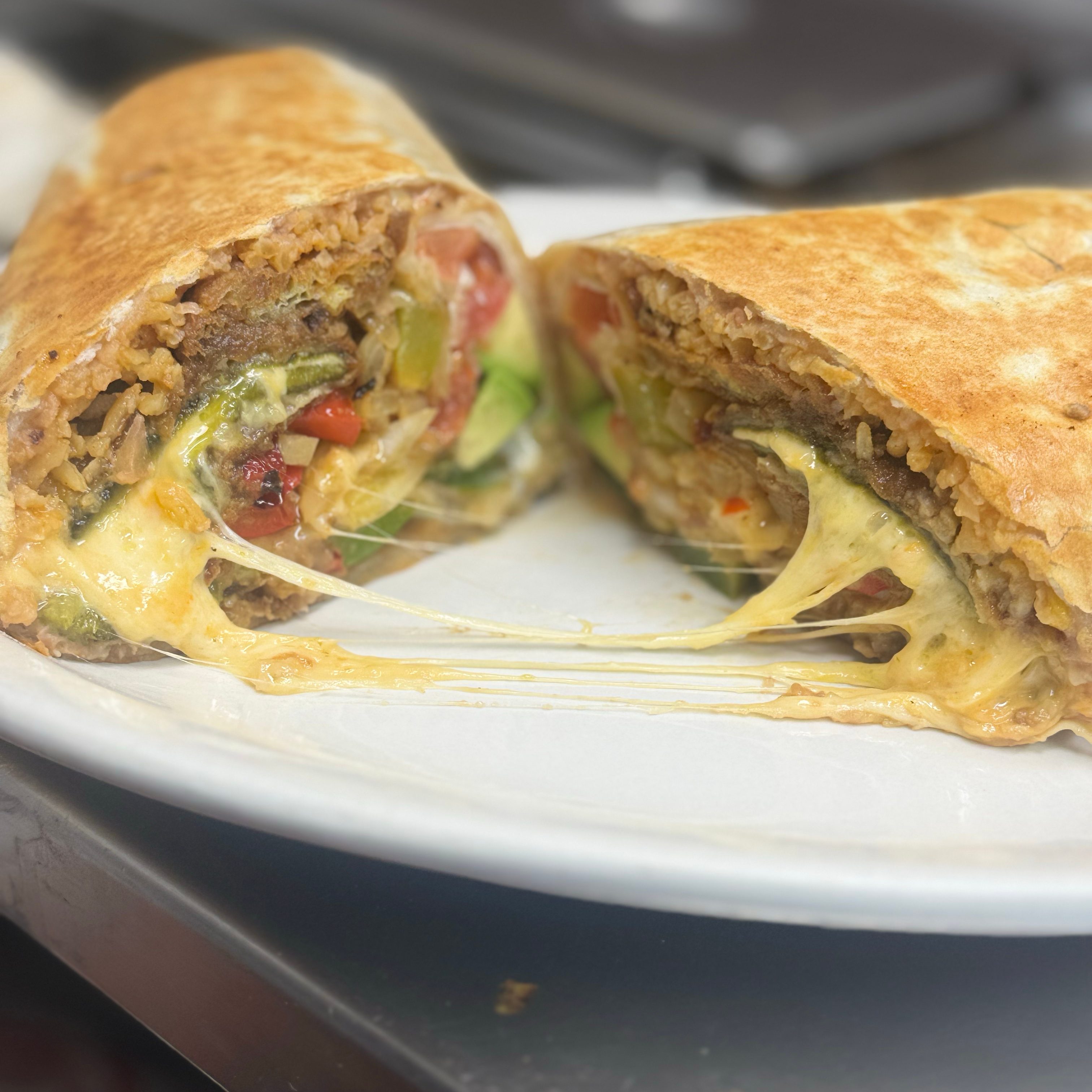 Burrito Veggie con Chile Relleno.