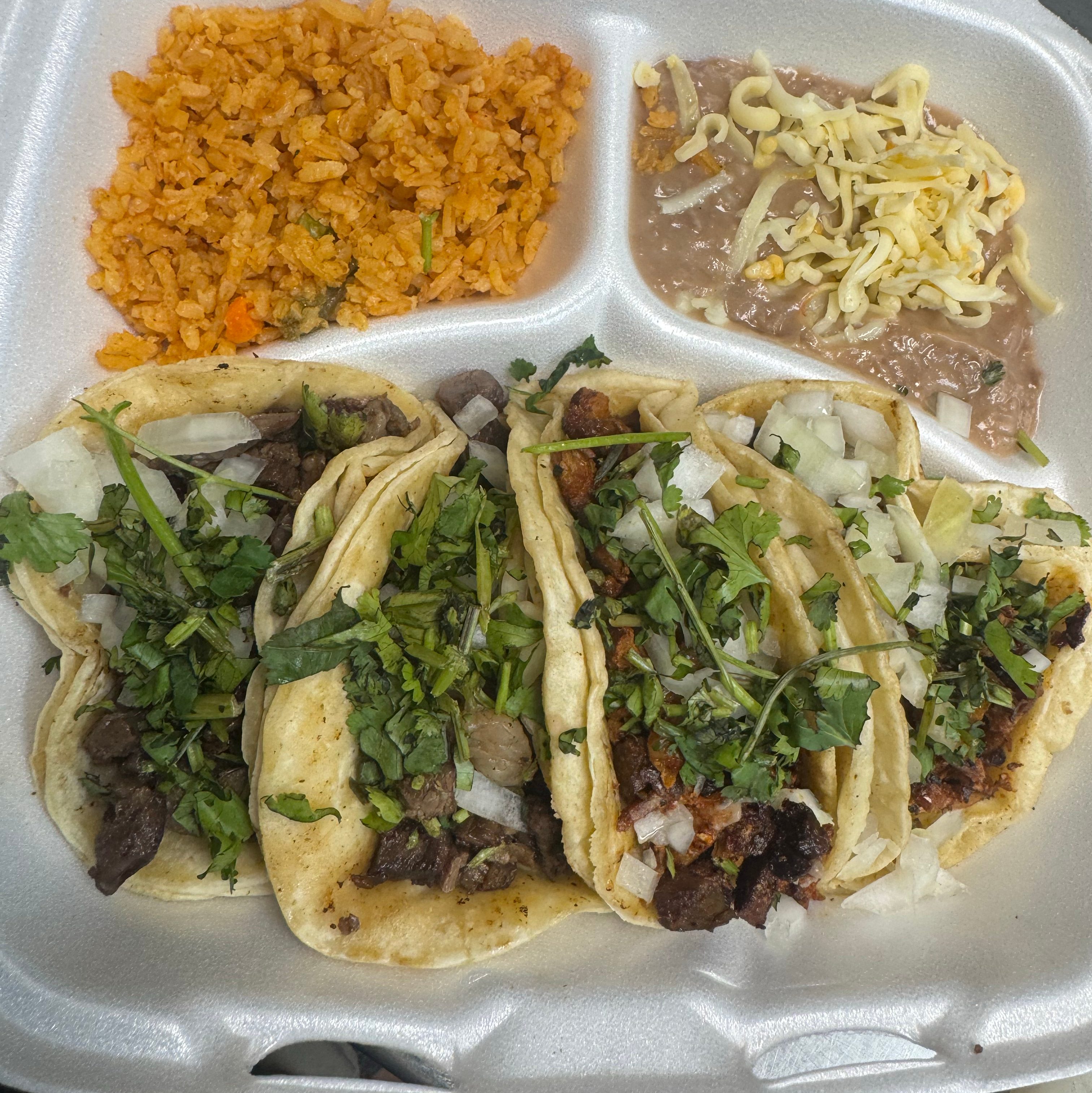Four Taco Dinner.